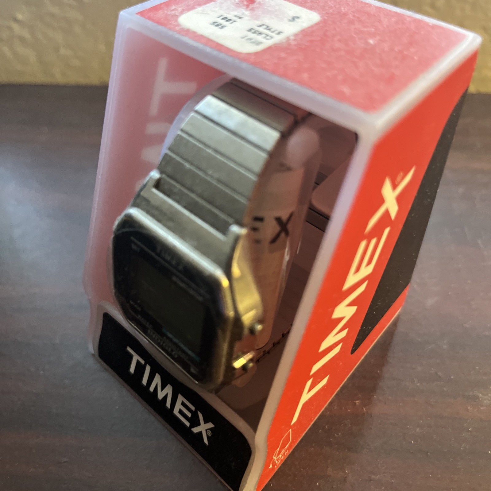 Timex T78587, Men’s Digital Silvertone Expansion Band Watch, Indiglo, NEW