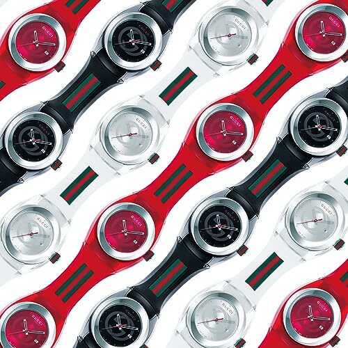 [Gucci] Watch SYNC OUTLET Black Plain Box Included YA137303 Red