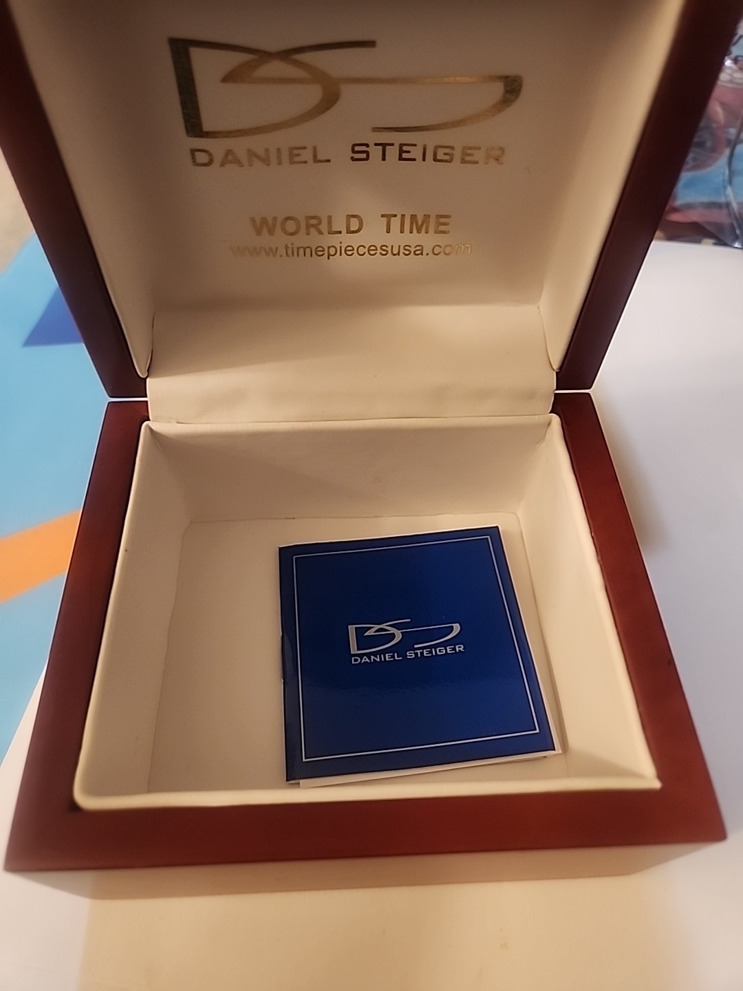 Daniel Steiger World Time 1884 24j Men’s Watch New In Box With Tags And Paper
