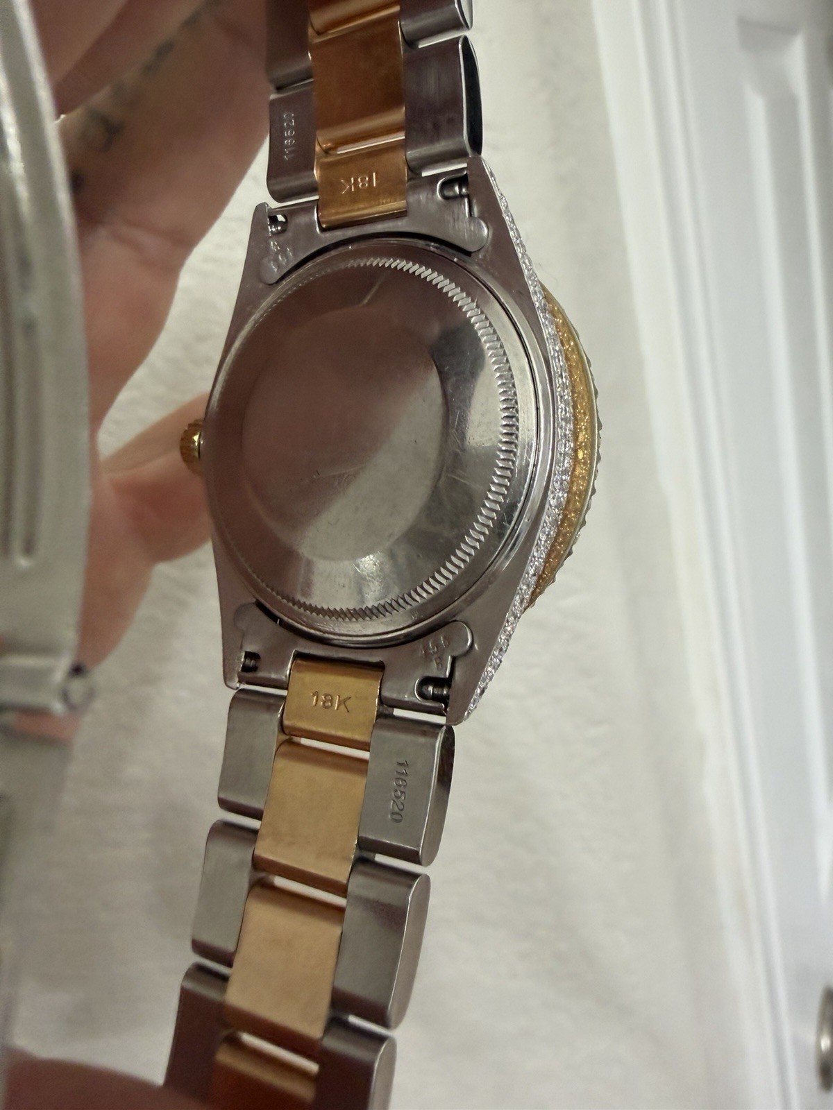 ROLEX 36MM DATEJUST FULL DIAMONDS – CUSTOM ARABIC DIAL 16.0ct