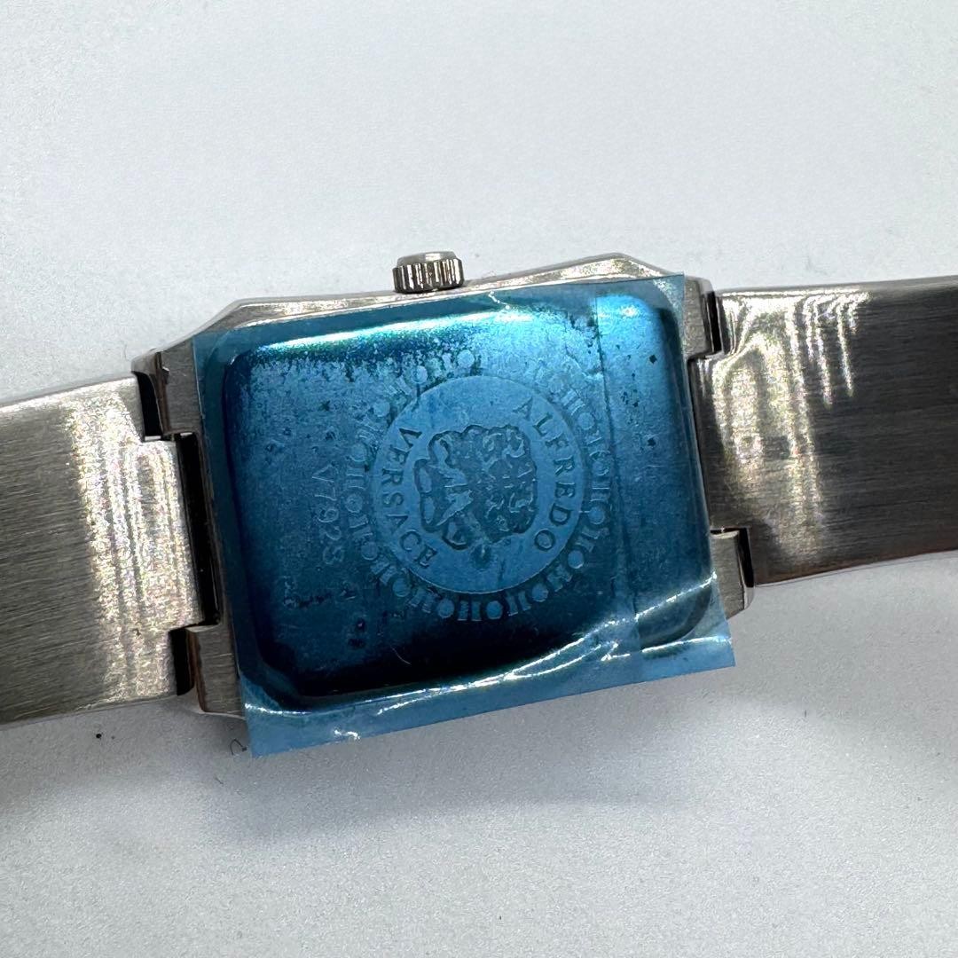 Alfredo Versace Navy Square Quartz Watch Deadstock Unisex 17cm 2x25cm
