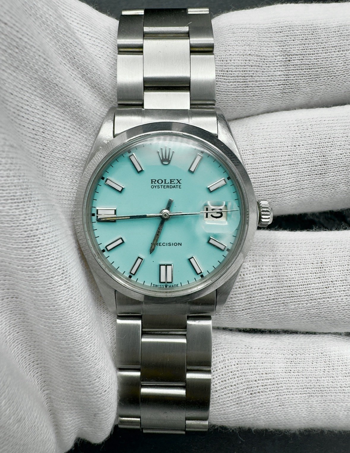 Rolex Oysterdate Precision Ref. 6694 – Tiffany Dial – Warranty – Overhauled
