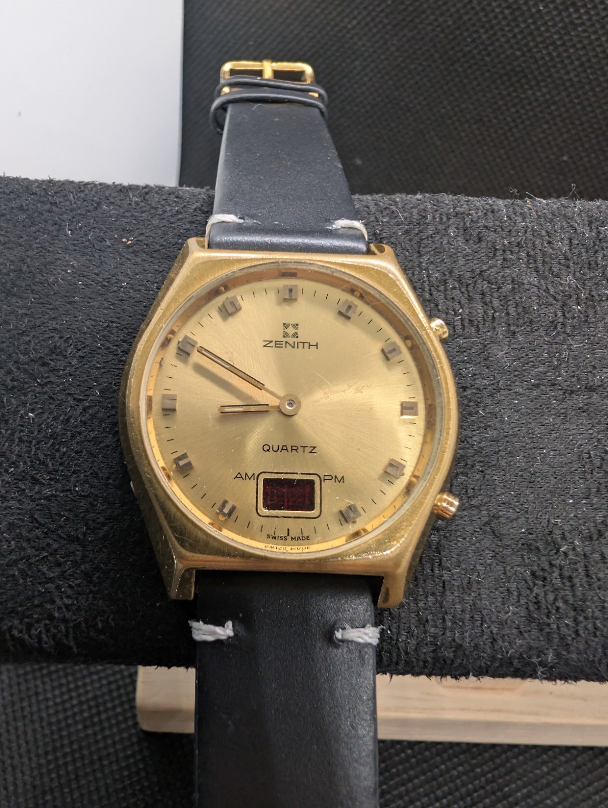 Vintage Zenith TimeCommand Quartz Watch ana-digi, Swiss, Circa 1977 Parts spares