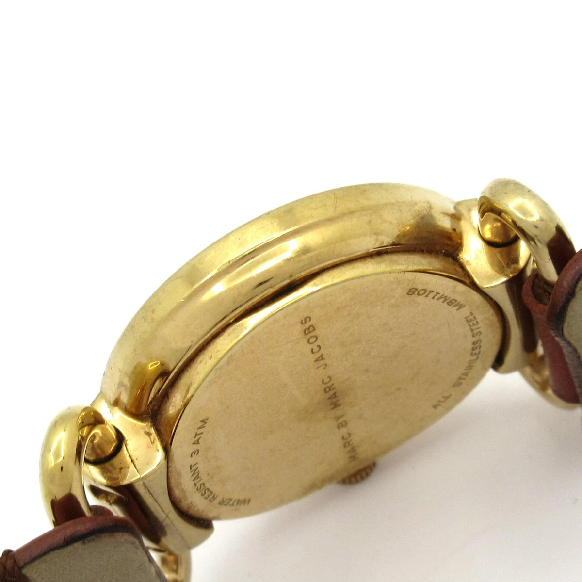 [A1_R] Marc Jacobs White Dial Stainless Steel Case Ladies Watch [n5x]
