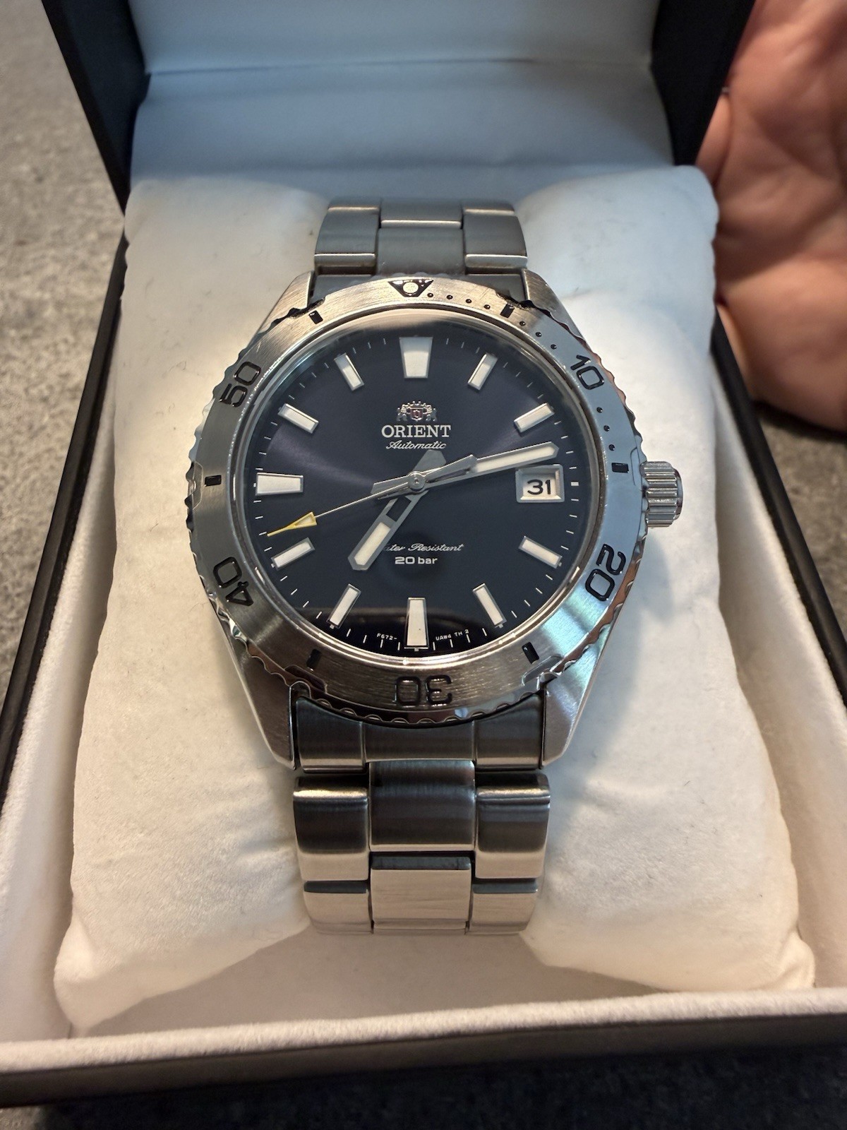 Orient Mako Sport 40 Blue Dial Automatic Dive Watch RA-AC0Q02L30B Sapphire