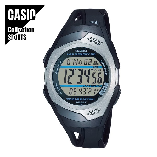 Casio Phys Fizz STR-300CJ-1JH Running Watch Gray Black Unisex