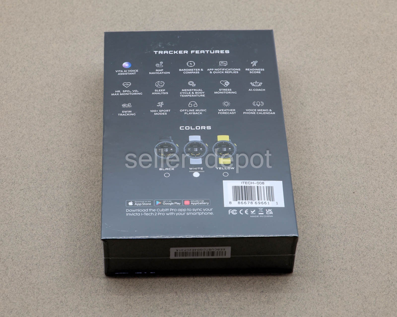 Invicta I-Tech 2 Pro Unisex SmartWatch 46mm White ITECH-008 Sealed In Box NEW