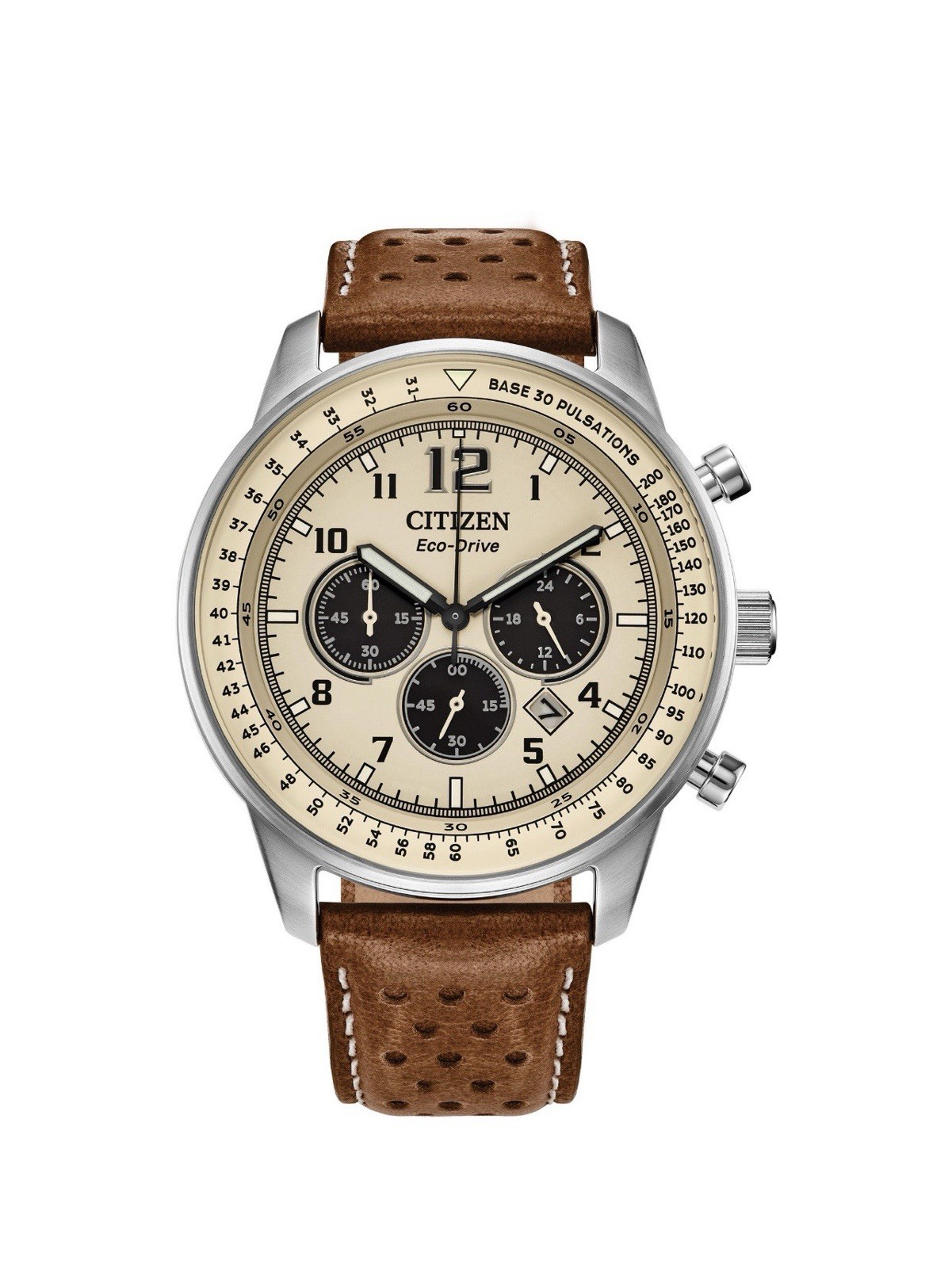 Citizen Men’s Chronograph Eco-Drive Stainless Steel Watch CA4500-08X