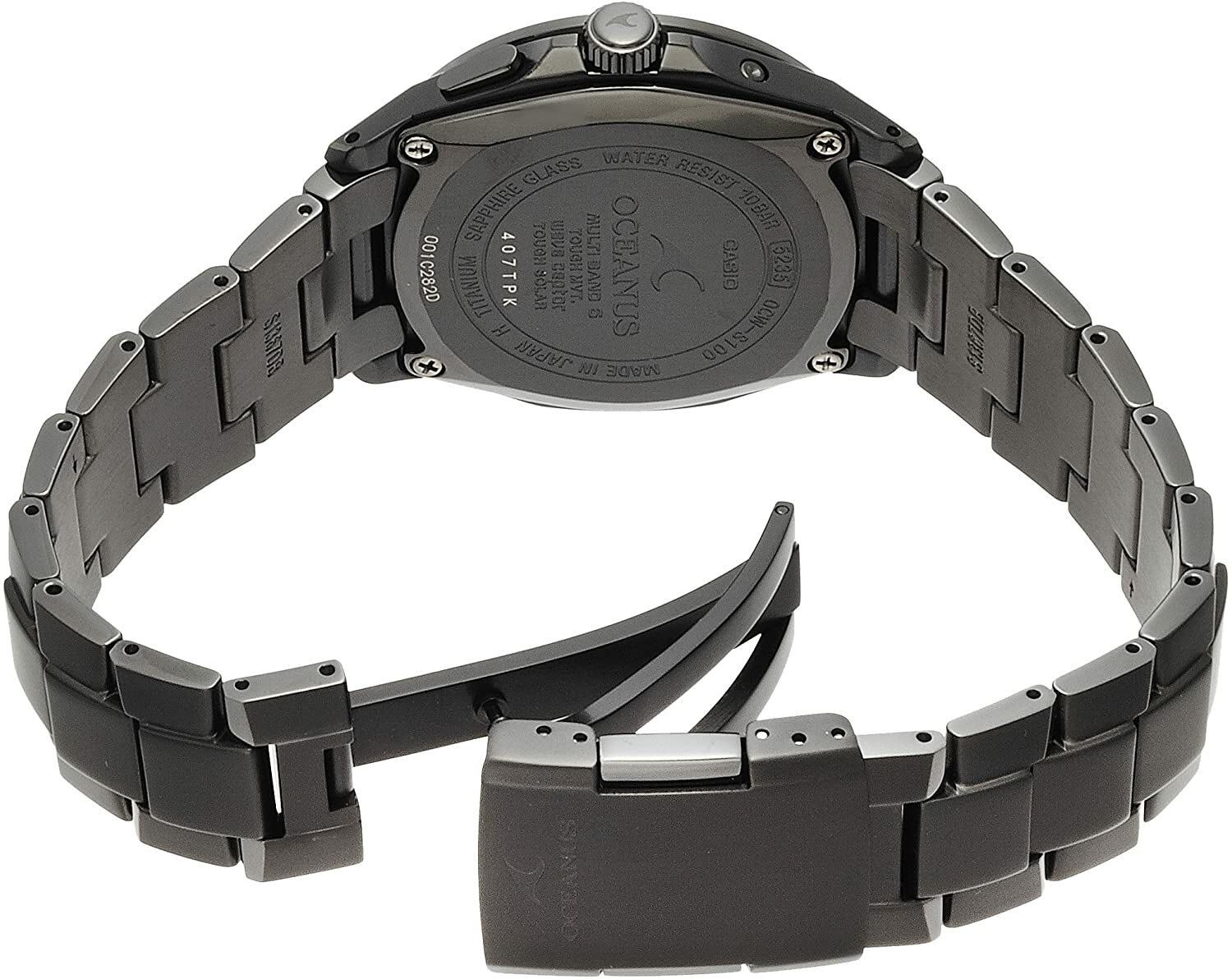 CASIO OCEANUS OCW-S100B-1AJF Premium Production Line Titanium Men’s Watch Japan