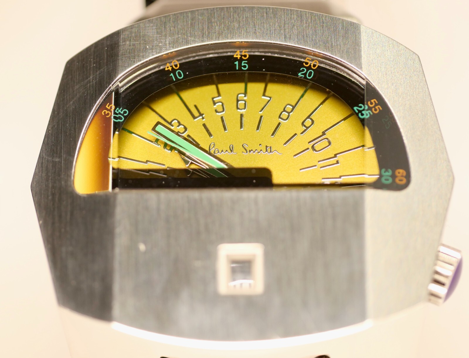 PAUL SMITH “SPEEDOMETER” PS 20 SWISS Green Watch. Sapphire Crystal. RARE