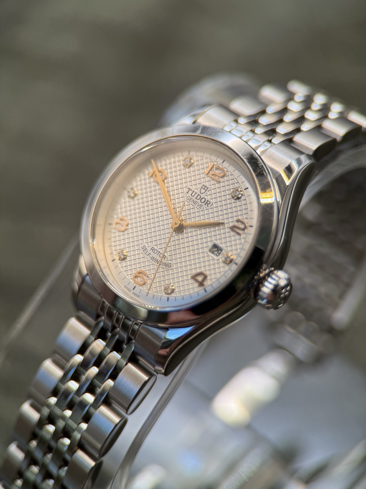 TUDOR 1926 Automatic Silver Dial Diamond Markers SS Bracelet 28mm 🔥🔥