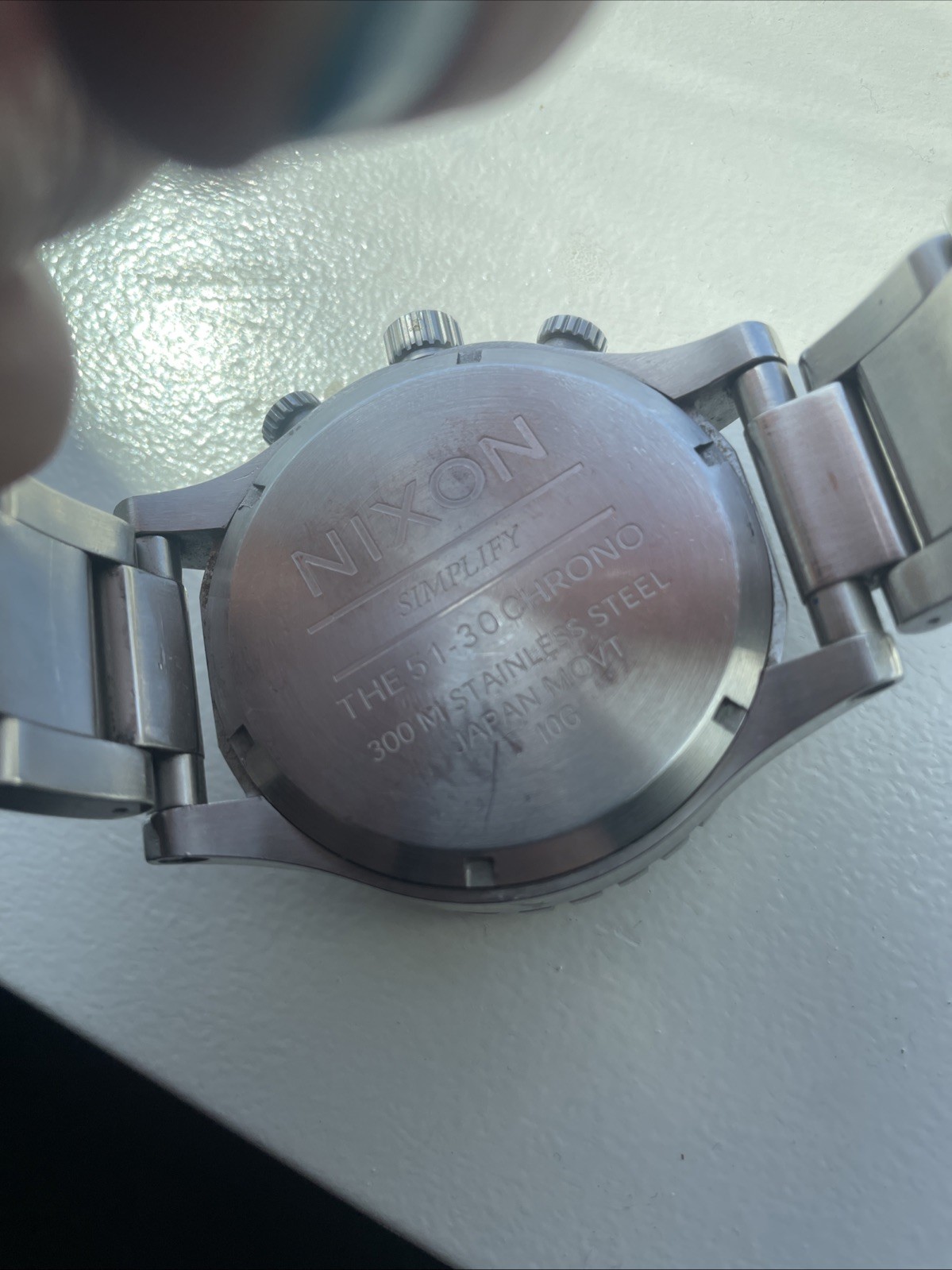 Nixon The 51-30 Chrono “Simplify” Silver Chronograph Men’s Analog Watch