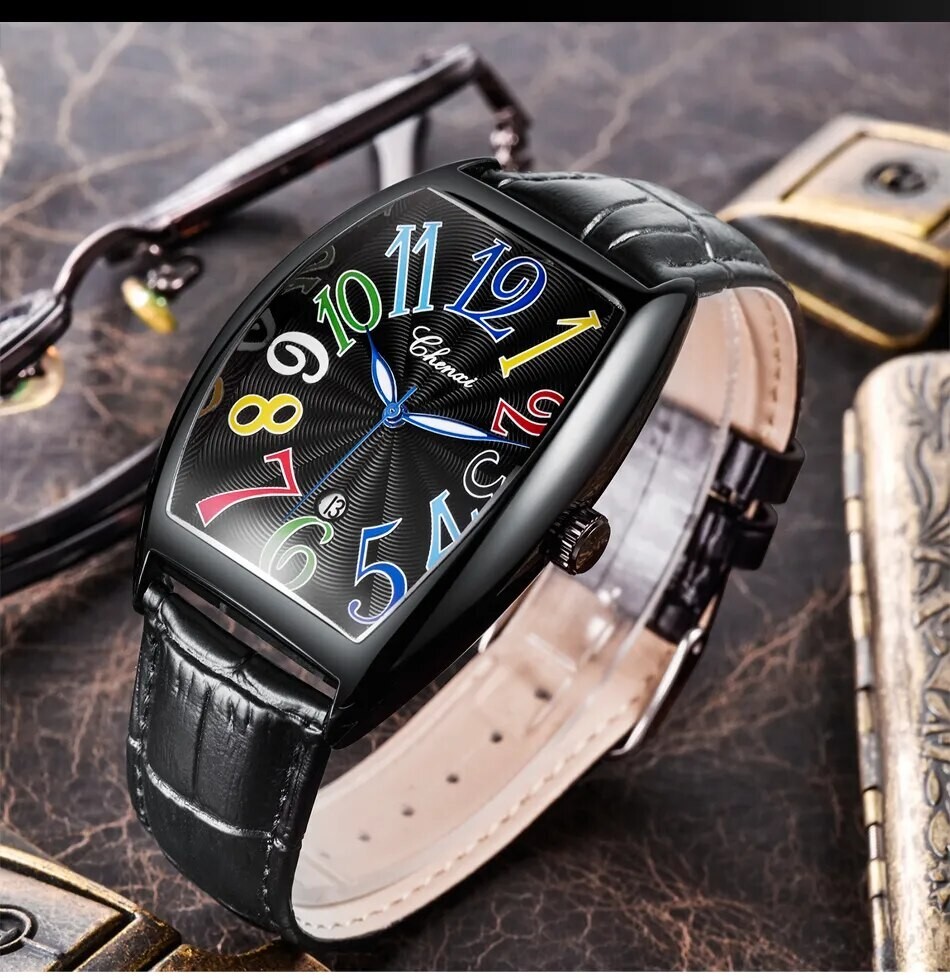 Multicolor Quartz Wrist Watch