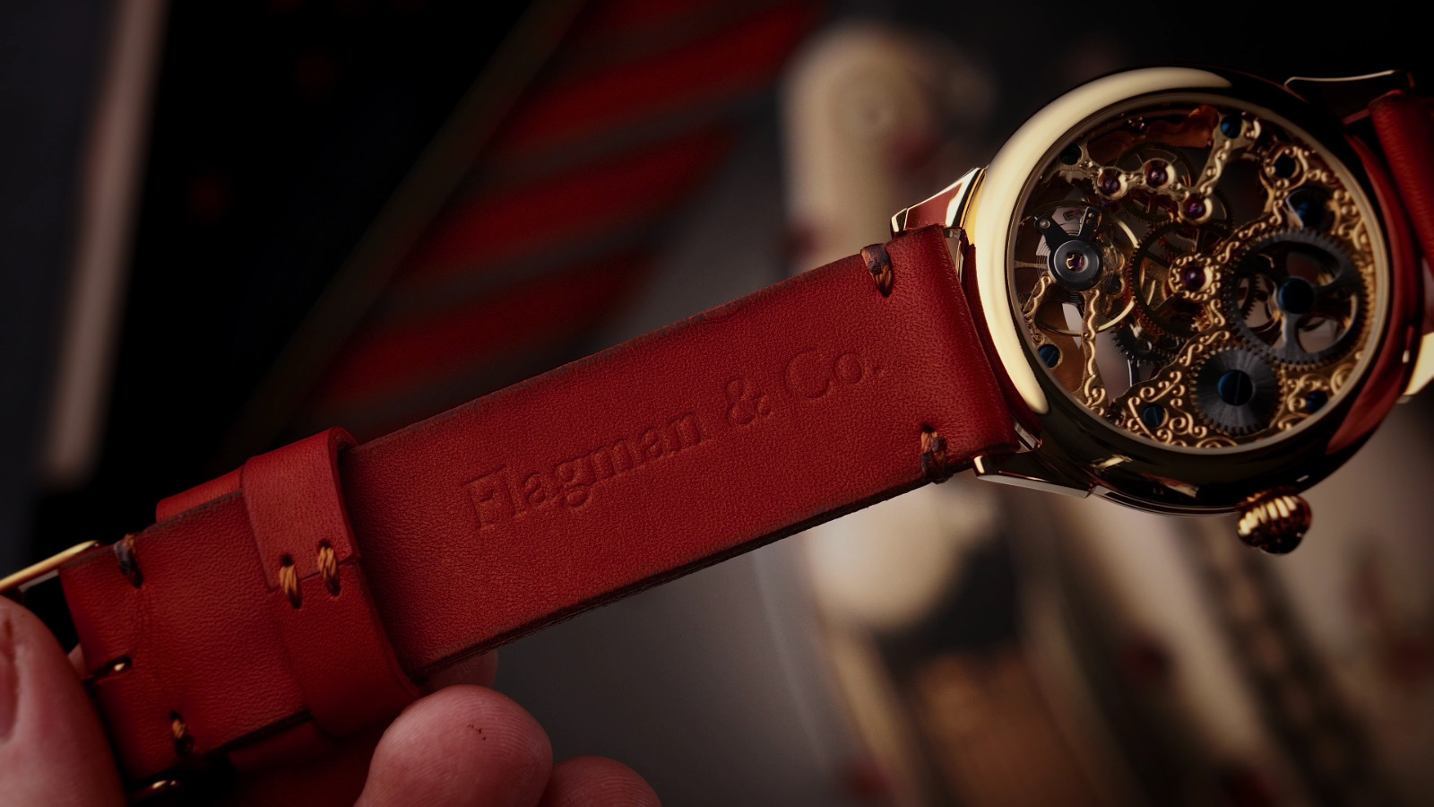 Handmade Skeleton Watch, Artisan watch, Mechanical watch, Unisex watch