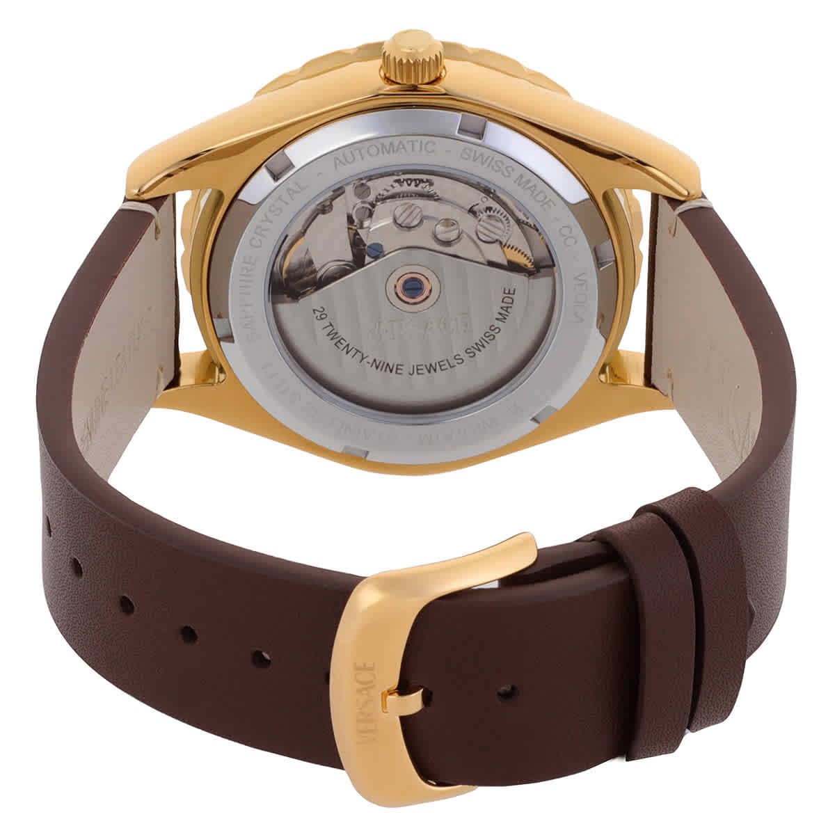 Versace Hellenyium Automatic Black Dial Men’s Watch VEQCA0224