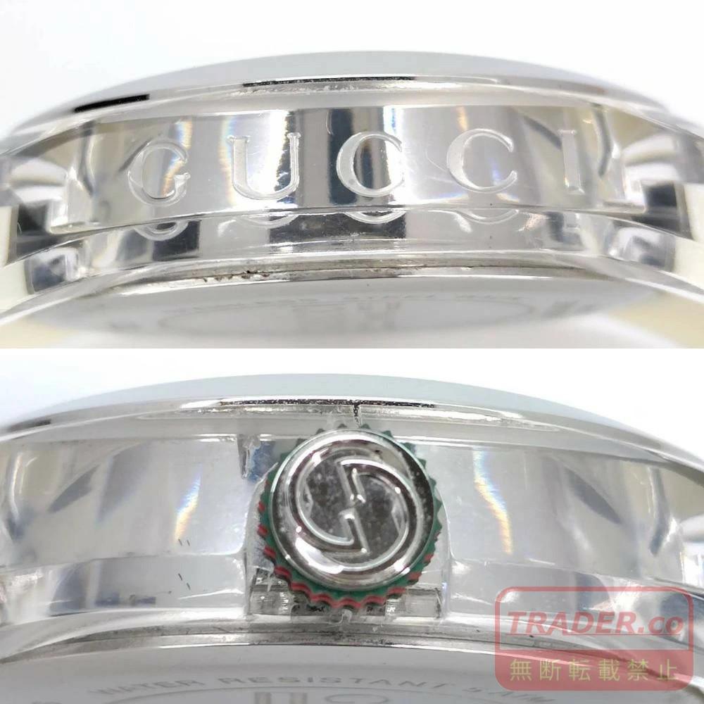 Used GUCCI Sync wristwatch silver white unisex quartz 137.1 YA137302 05w21317 Ta