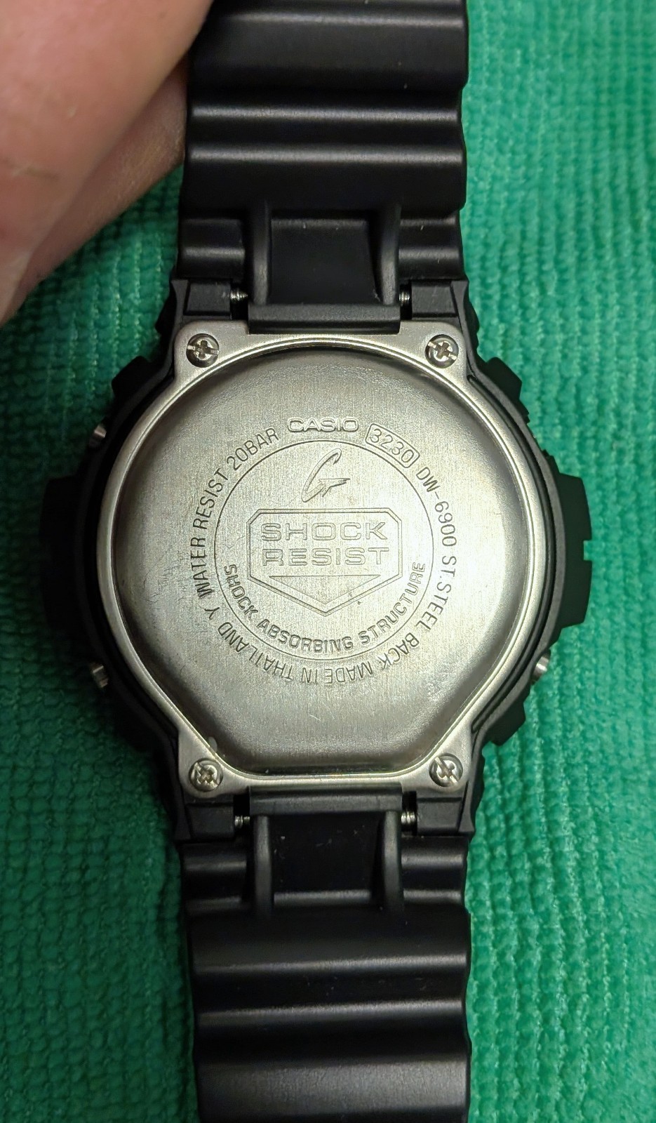 Casio DW-6900 3230 Module Electro Luminescent Display