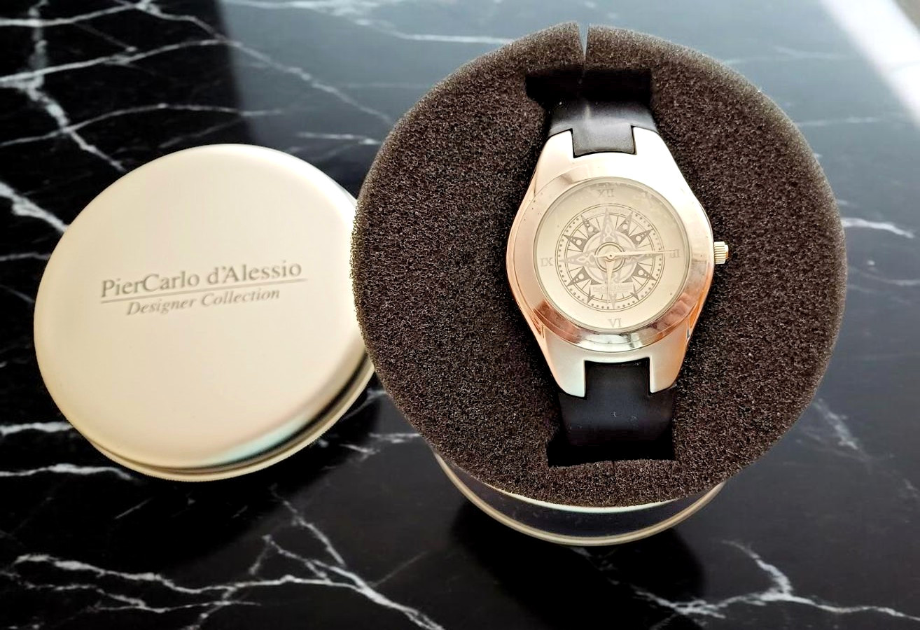 New PierCarlo d’Alessio Designer Collection Watch with Original Box and Papers