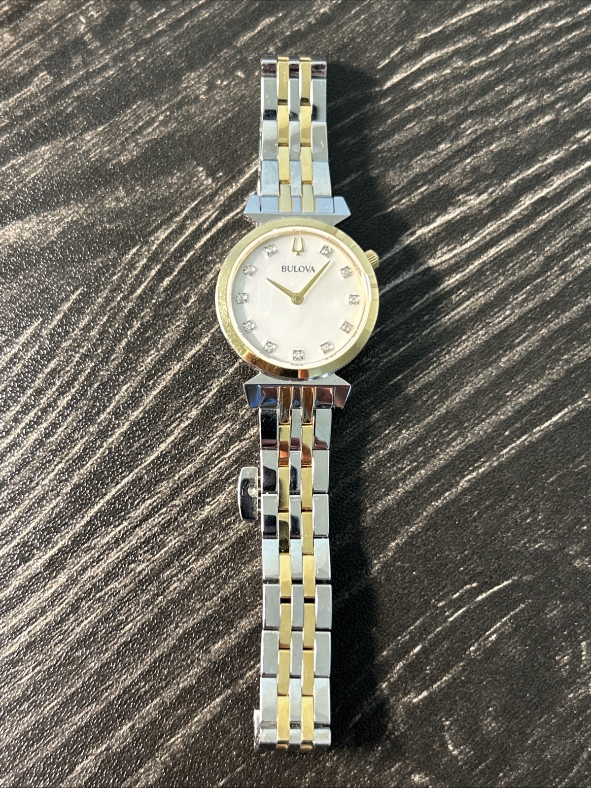 Bulova Surveyor Mother of Pearl White Dial Women’s Watch