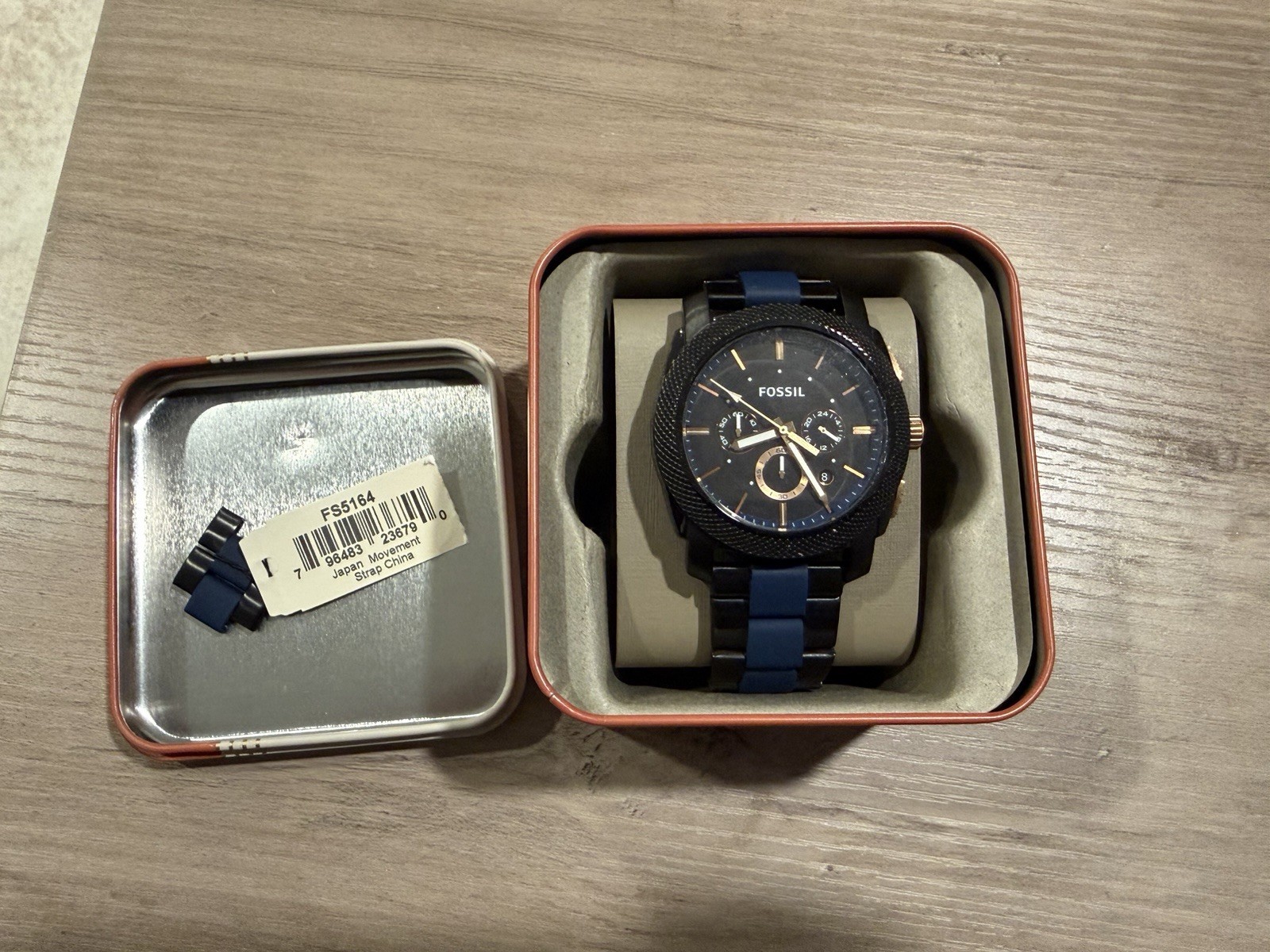 Fossil Watch FS5164 Works w Fossil Box
