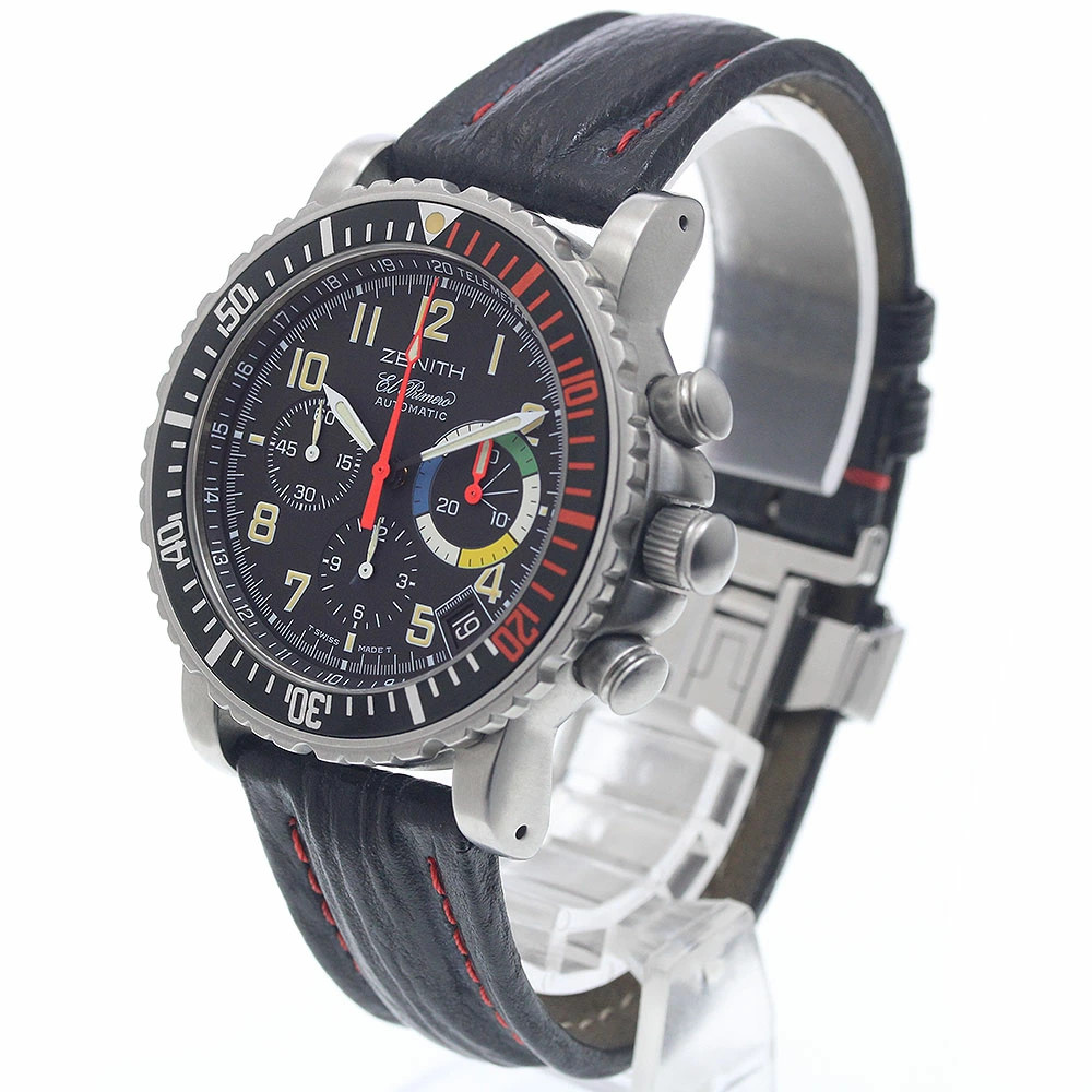 ZENITH El Primero Rainbow Flyback 01.0480.405 Automatic 40mm Black Chronograph