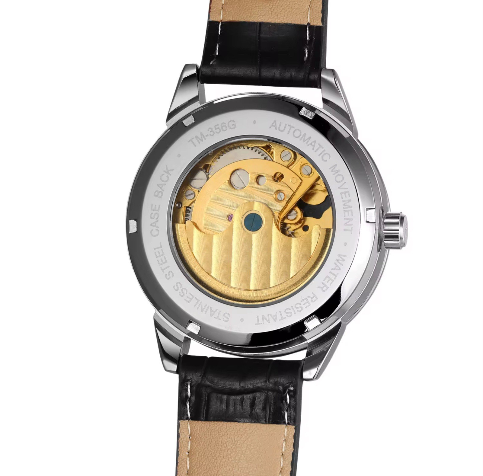 ⌚￼ Forsining Men’s Automatic Water Proof Moon Dial Luxury Business Watch