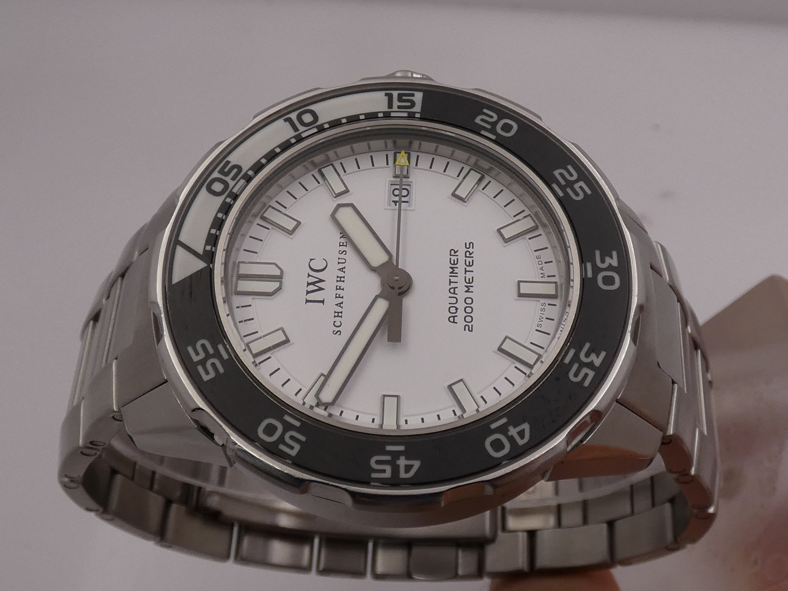 IWC AQUATIMER AUTOMATIC 2000m IW3568 WITH PAPERS YEAR 2019 STEEL MEN’S WATCH