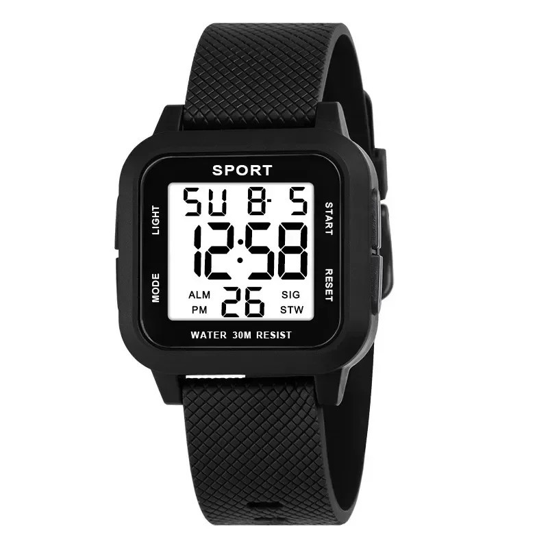 Men’s Military Sports Watch LED Screen Large Digital Face Waterproof Wristwatch