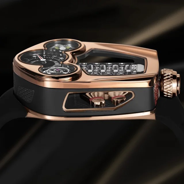 Jacob Engine Series Swiss Quartz 762 Compass Stainless Steel Men’s Watch