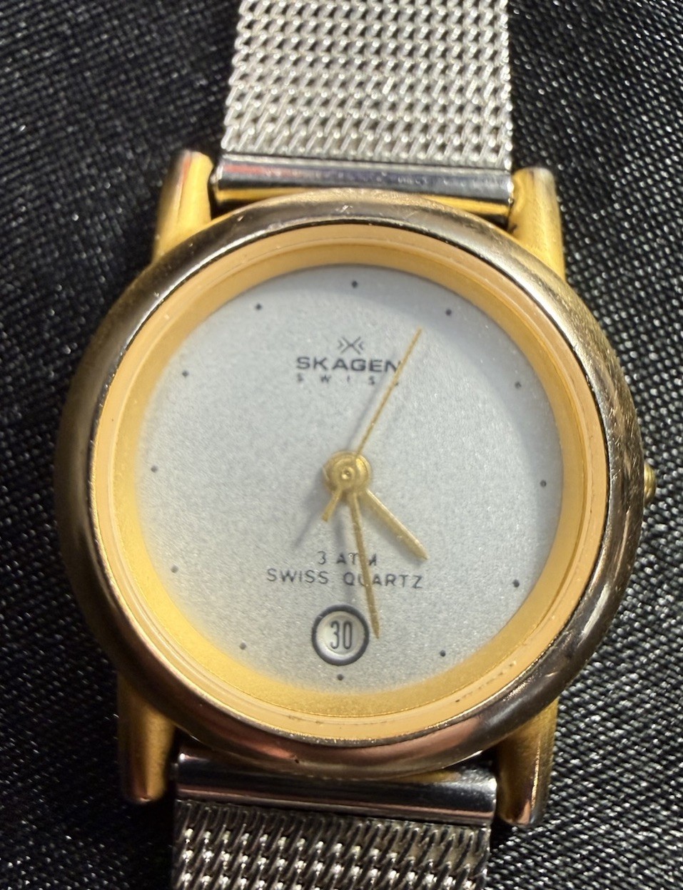 Skagen Womens 6SGS Quartz Watch Silver Dial Adjustable Band Swiss Movement