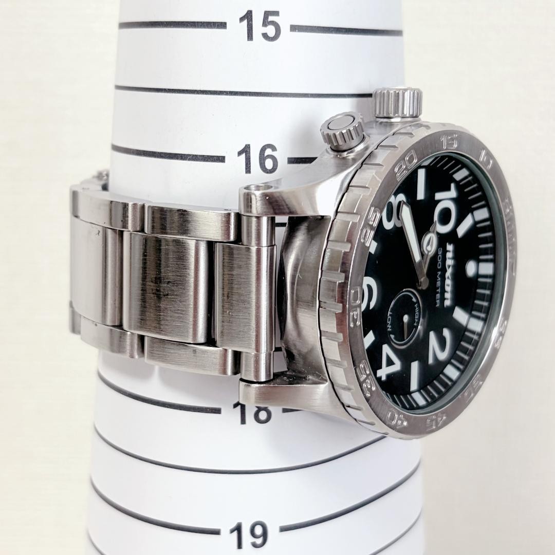 Rare Nixon 51-30 Simplify Tide Graph Silver [0341]