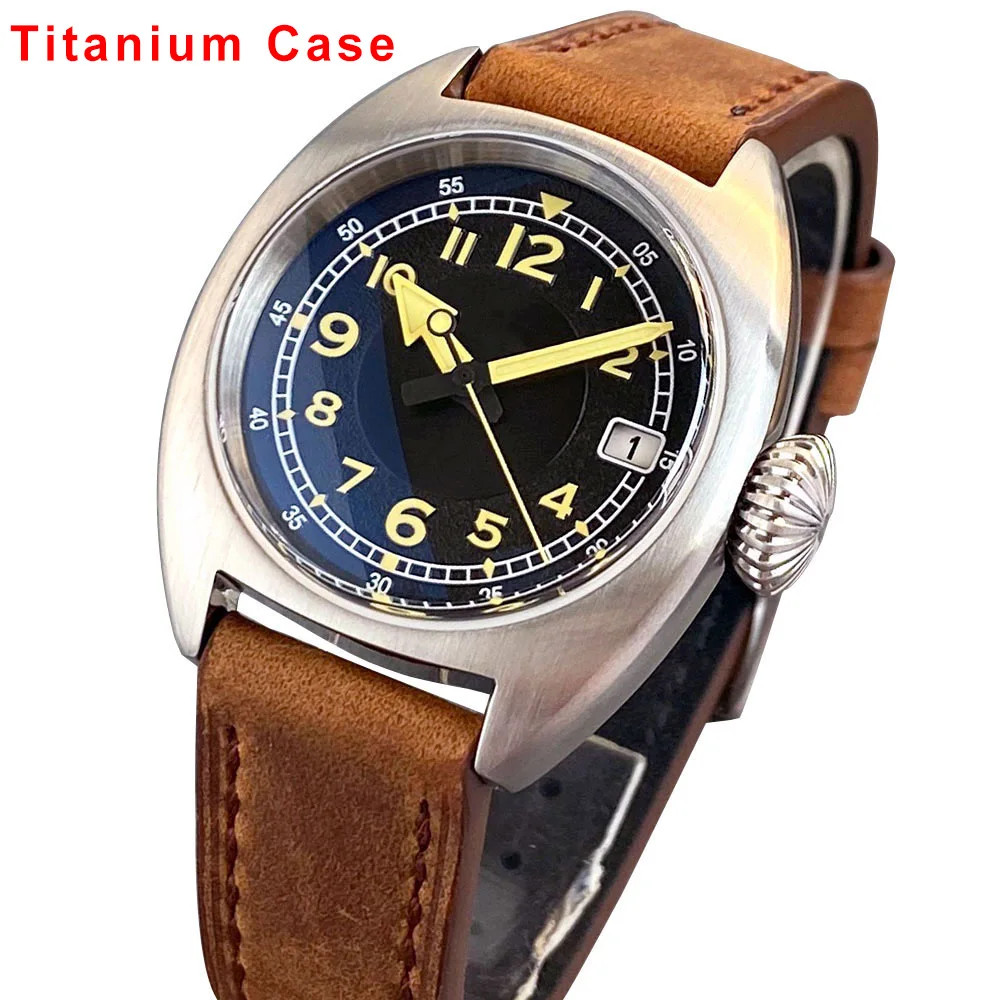 Sapphire Glass Full Solid CnSu8 Bronze Automatic Men Watches For Japan NH35 36mm
