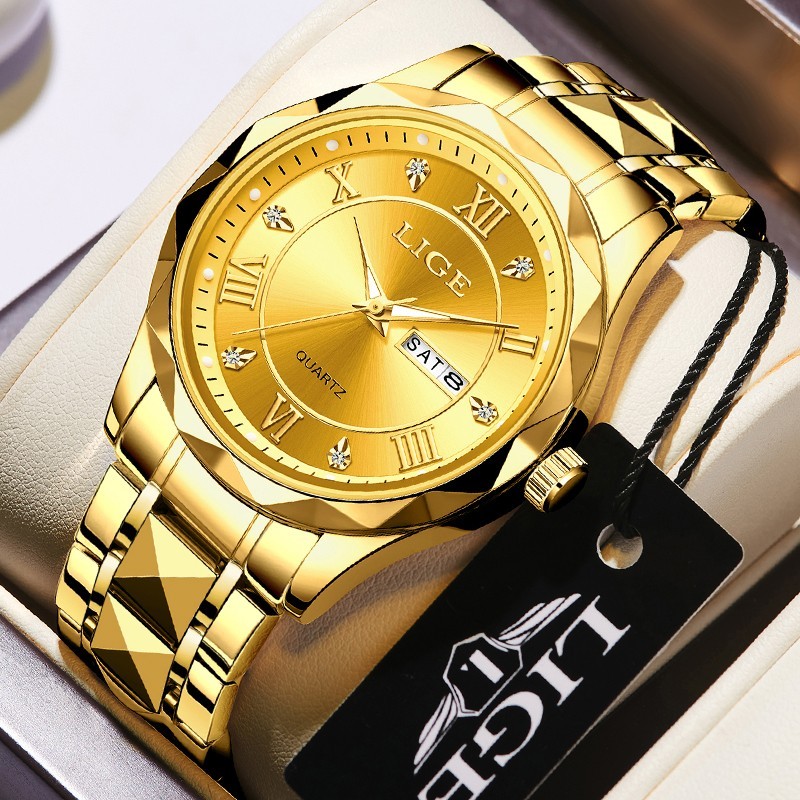 2026 Men’s Luxury Watch Quartz Calendar Luminous Waterproof Casual Wristwatch