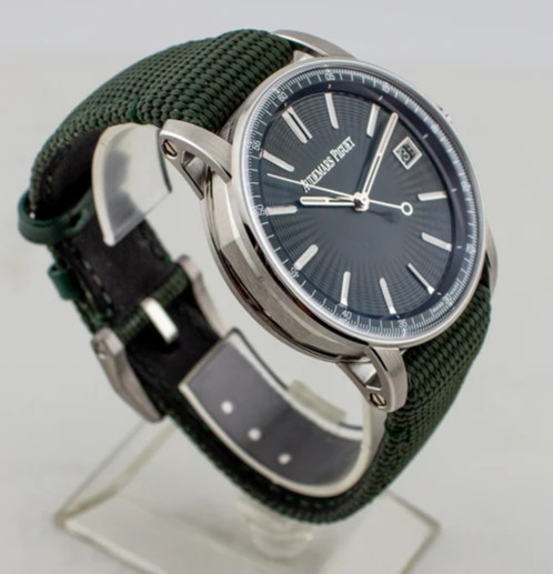 Audemars Piguet CODE 11.59 WATCH 15210ST.OO.A056KB.01 Green Dial FULL Set