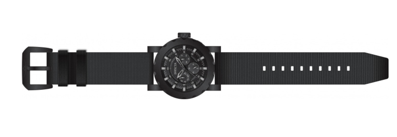 Invicta I-Force Commando Men’s 46mm Stealth Black Day / Date Quartz Watch 47585
