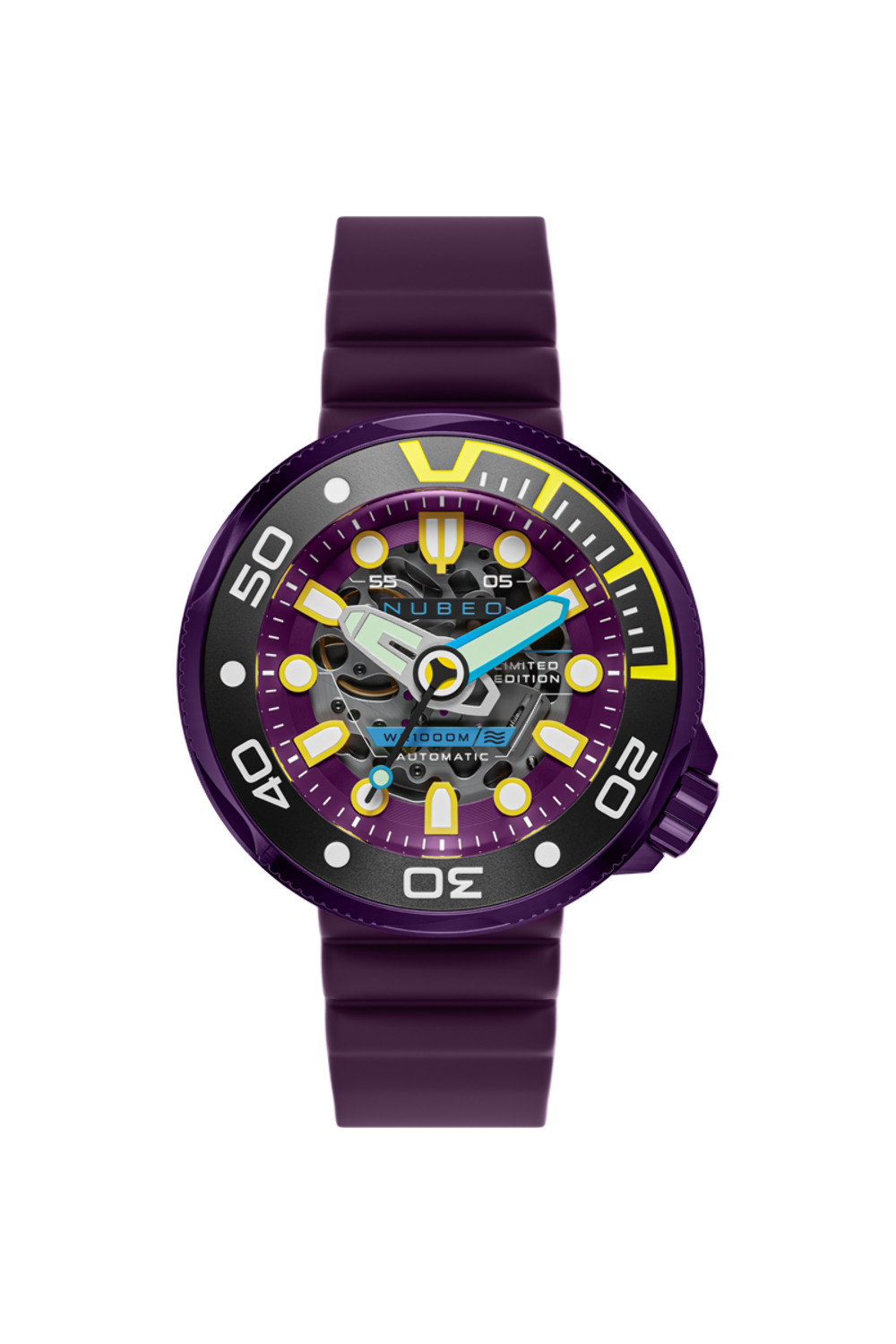 Ventana Skeleton Automatic Limited Edition Purple / Purple | Purple Dial Wristwa