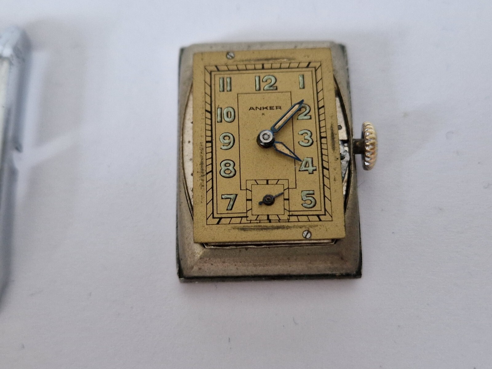 ANKER Art-Deco Rectangular – Mechanical- Years 1940-1949