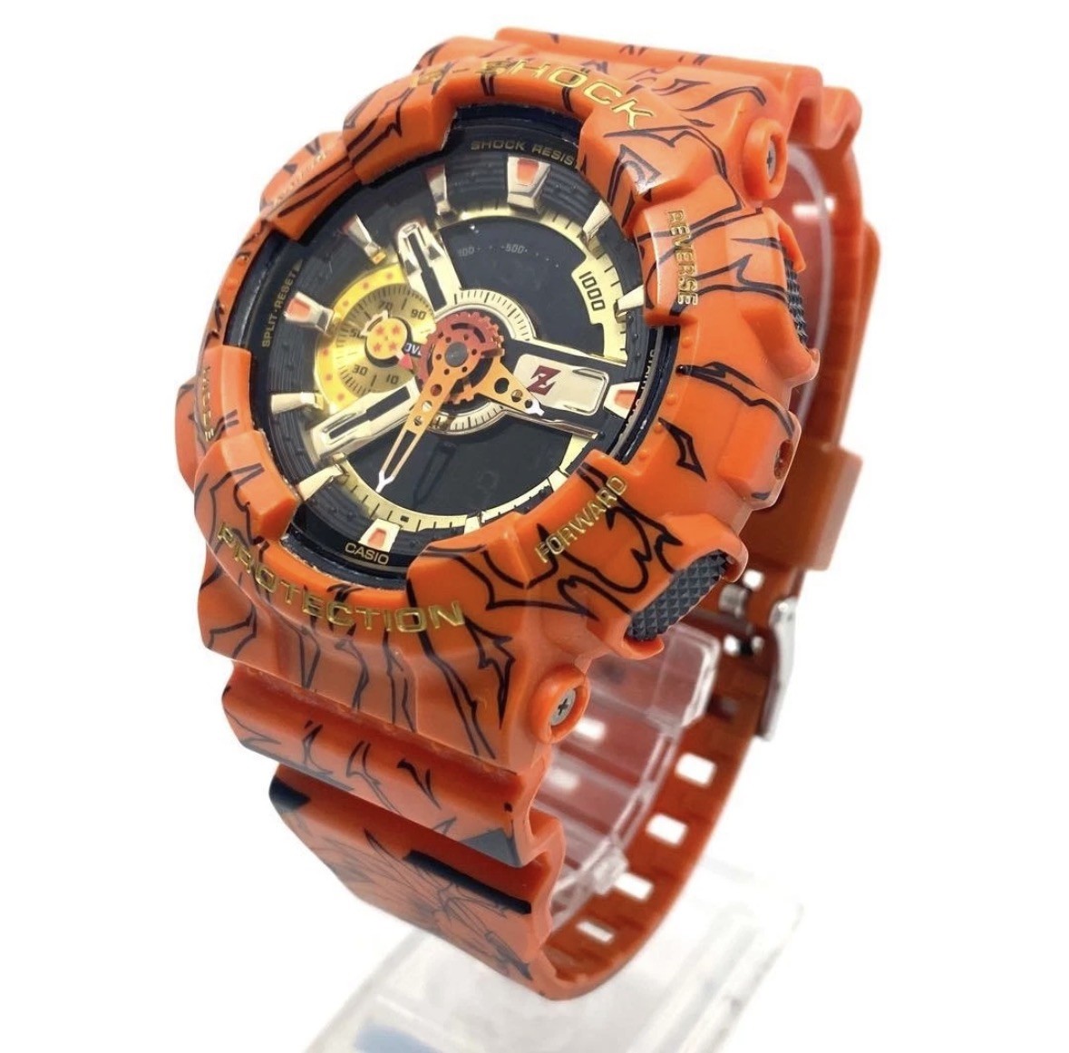 CASIO G-SHOCK GA-110JDB-1A4JR Dragon Ball Z Watch Black Orange