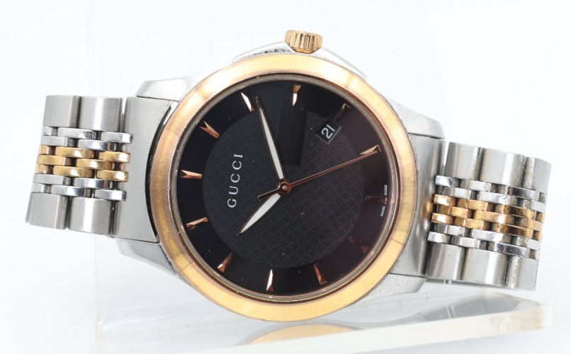 GUCCI SWISS MADE MEN’S WRIST WATCH 40mm 20mm LUG REF. 126.4, 13002249 RUNS (JI)