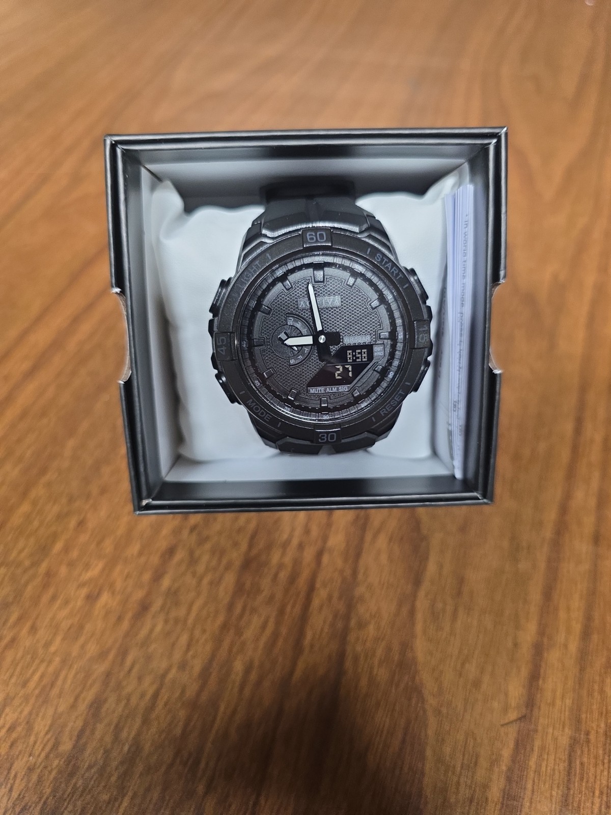 Activa Spry X Invicta Digital Essentials Men 53mm ABS Black SK160 NEW