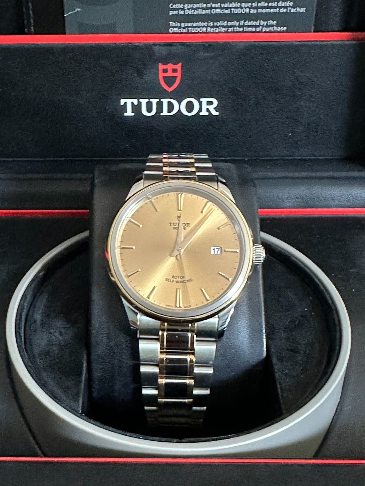 Tudor – 12703-0001 Style 41 Stainless Steel / Yellow Gold / Champagne / Bracelet