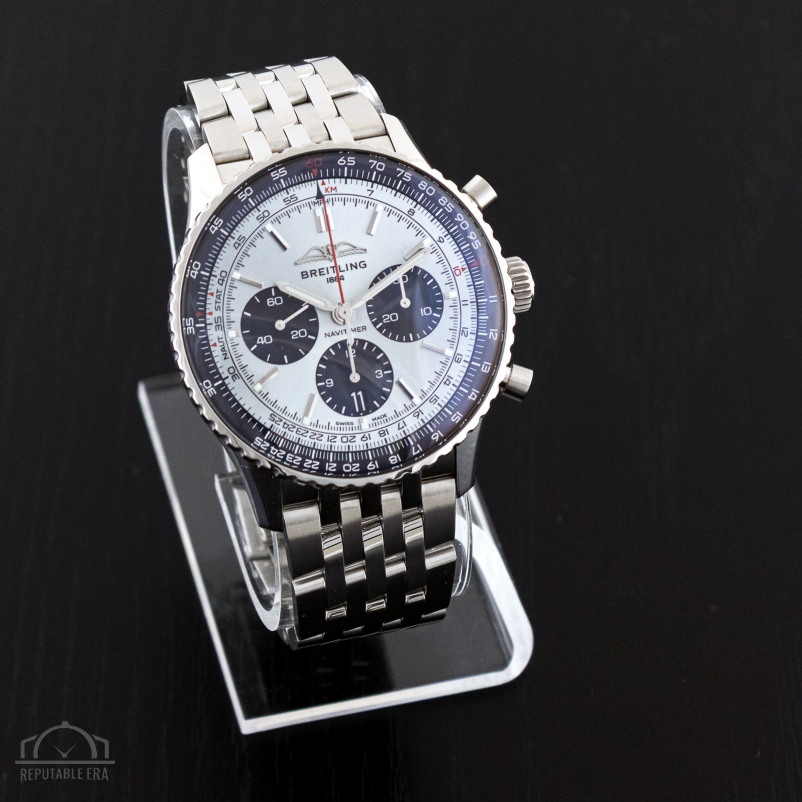 Breitling Navitimer B01 Chronograph 43 Ice Blue Dial Watch AB0138