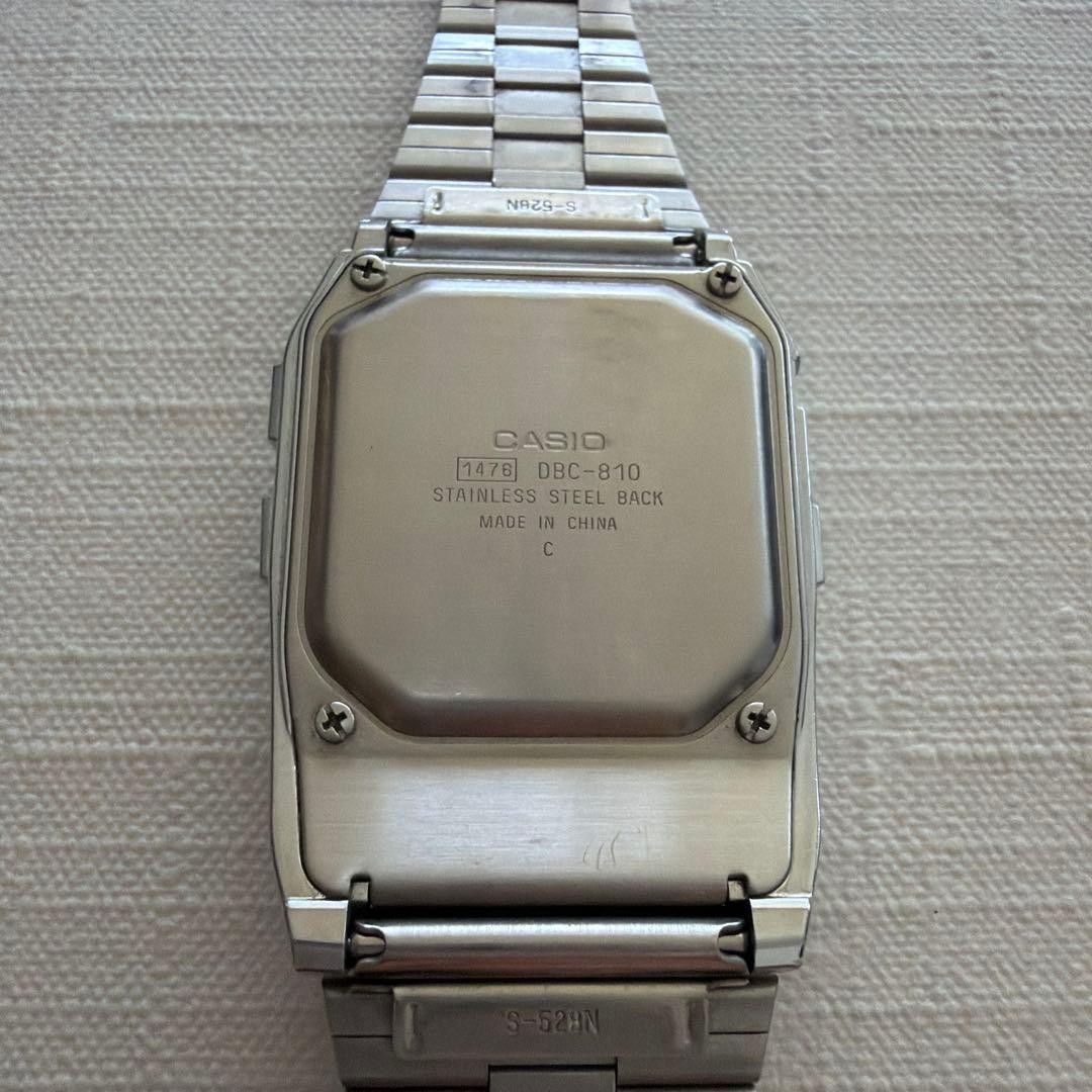 Casio Data Bank DBC-810 Digital Calculator Watch Used