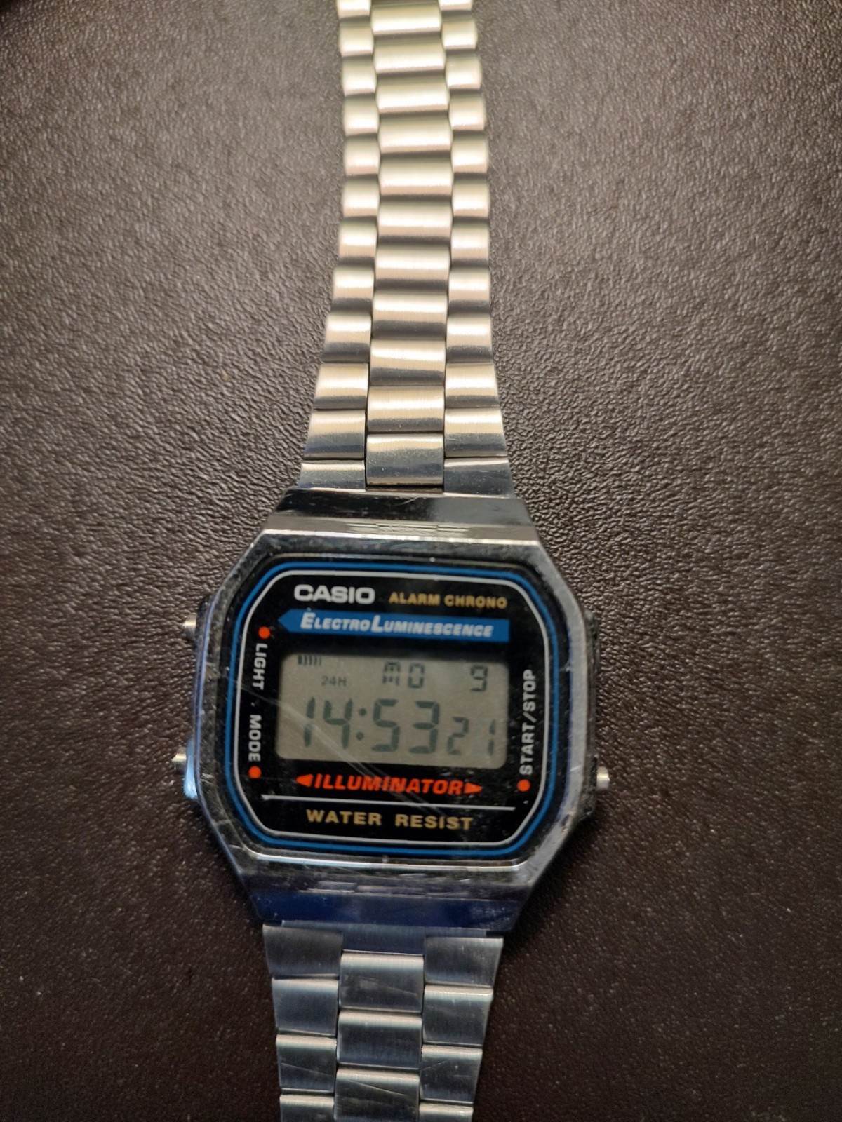 Casio Digital Illuminator A168 Watch-working