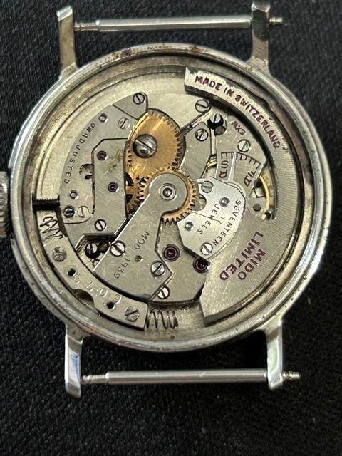 Vintage Mido Multifort Extra Super Automatic, Runs, Great Patina on Dial