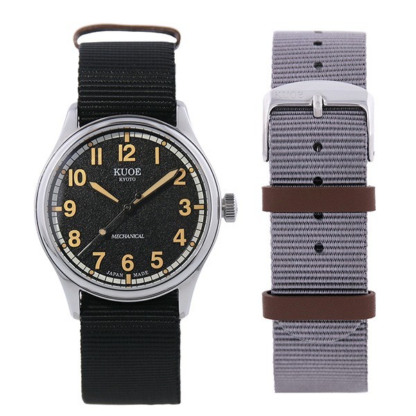 KUOE KYOTO OLD SMITH 90-002 TiCTAC Limited tt-os90002-bk-large-nato-bk-gr