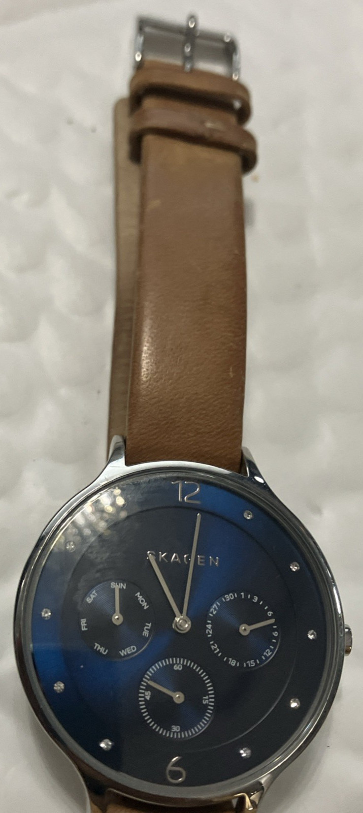 Skagen Denmark SKW2310 Women’s Steel Watch Mineral Crystal For Repair Or Repair