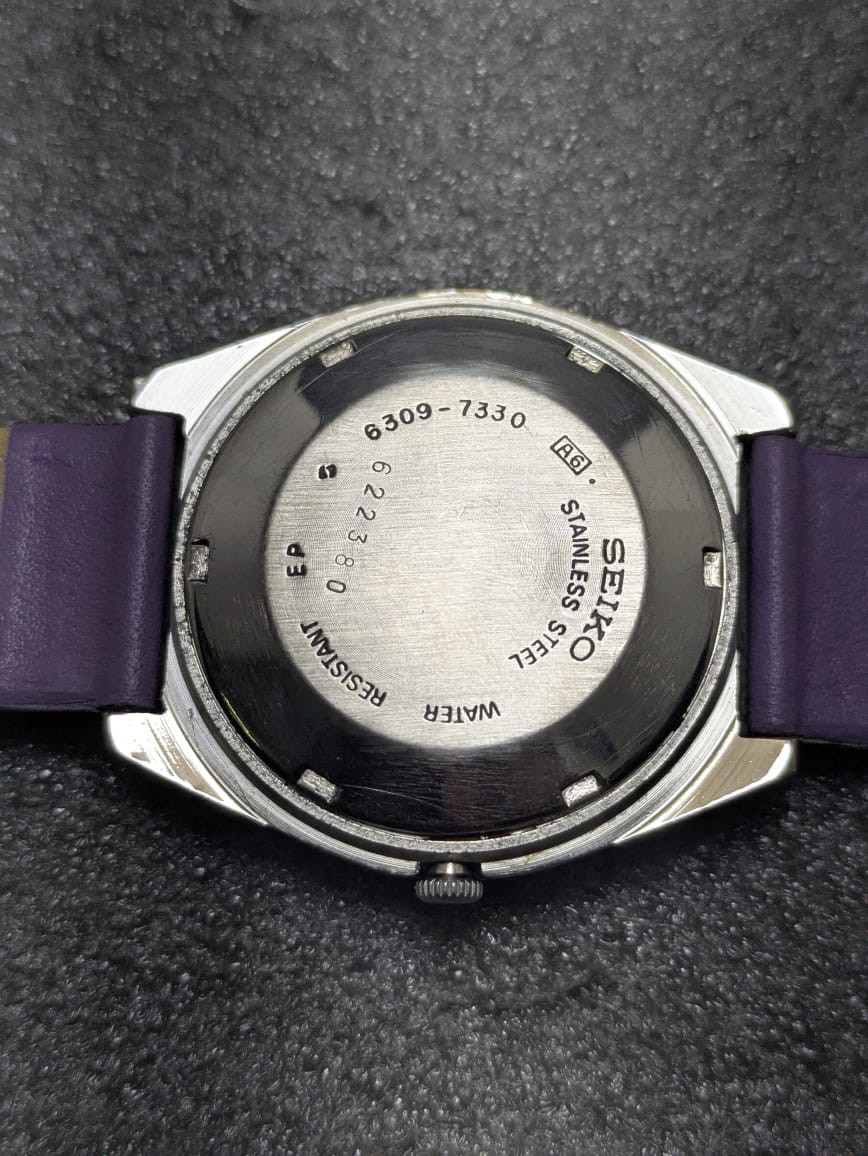 Vintage Seiko 5 automatic Day Date Movement No.6309A Japan made men’s watch.