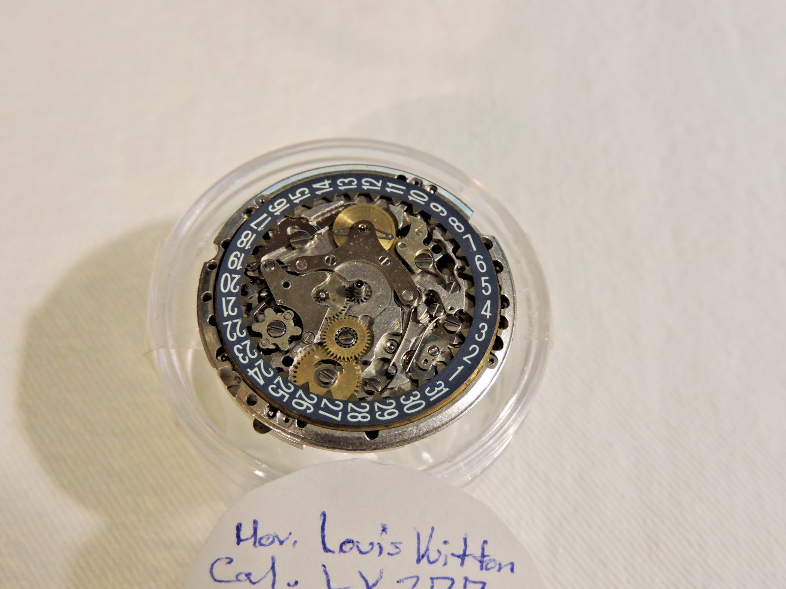 LOUIS VUITTON LV277 ZENITH CALIBER 400 EL PRIMERO CHRONOMETRE CHRONOGRAPH 31 JWL