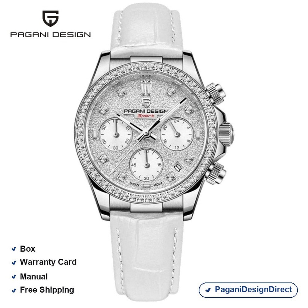Pagani Design PD-1730 White Stainless Steel Quartz Women’s Watch